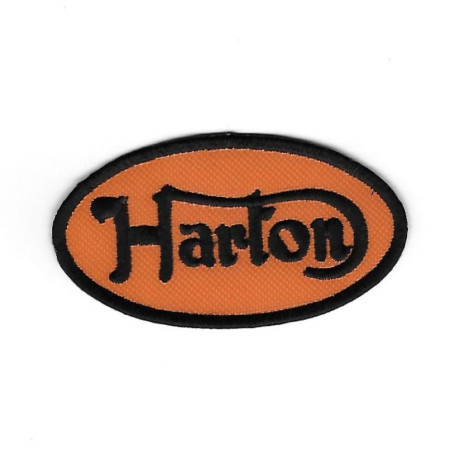 3477 Patch - badge emblema bordado para coser 90mmX49mm HARTON NORTON HARLEY