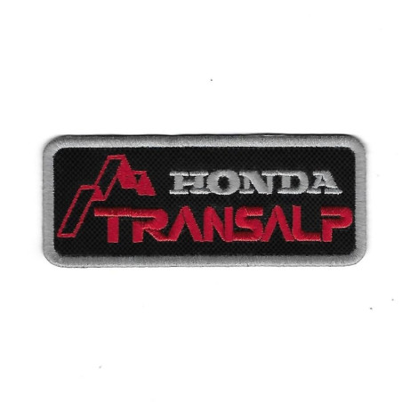 3491 Embroidered Badge - Patch Sew On 100mmX40mm HONDA TRANSALP