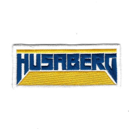 3493 Badge - Parche bordado de coser 100mmX40mm HUSABERG