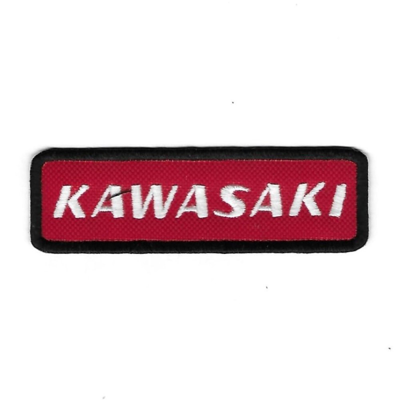3496 Badge - Parche bordado de coser 100mmX30mm KAWASAKI