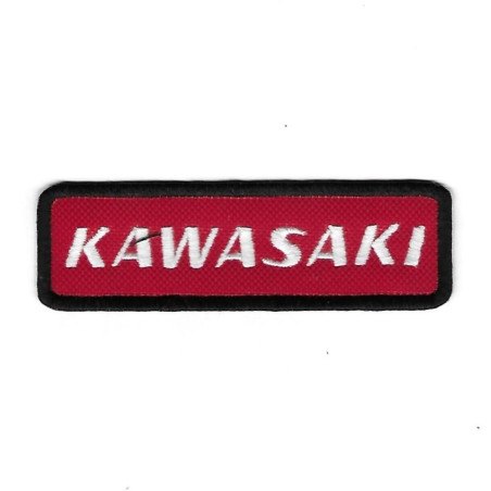 3496 Patch - badge emblema bordado para coser 100mmX30mm KAWASAKI