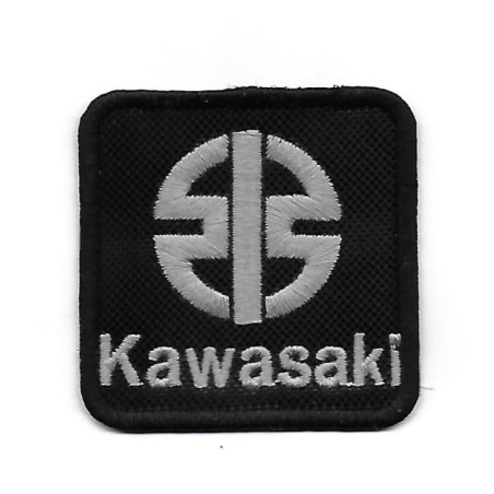 3512 Badge à coudre - Patch écusson brodé 61mmX61mm KAWASAKI
