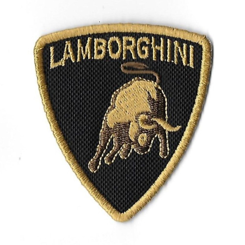 3516 Embroidered Badge - Patch Sew On 41mmX37mm LAMBORGHINI