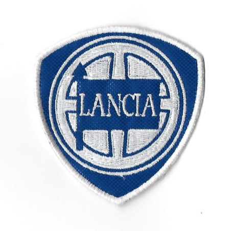 2442 Embroidered Badge - Patch Sew On 73mmX71mm LANCIA