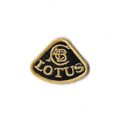 3521 Embroidered Badge - Patch Sew On 43mmX35mm LOTUS