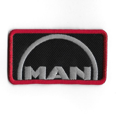 3523 Embroidered Badge - Patch Sew On 90mmX52mm MAN TRUCKS
