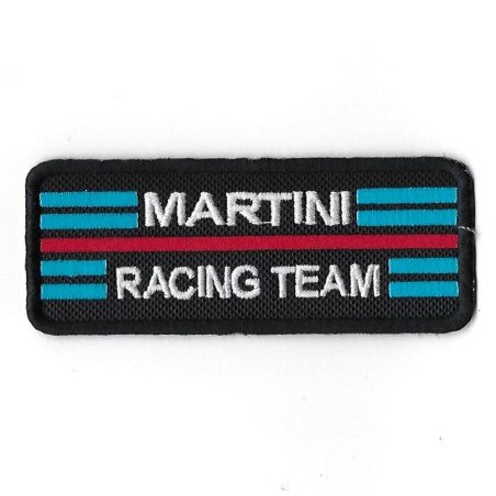 3529 Badge - Parche bordado de coser 100mmX40mm MARTINI RACING TEAM