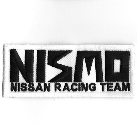 3533 Patch - badge emblema bordado para coser 100mmX40mm NISMO NISSAN RACING TEAM