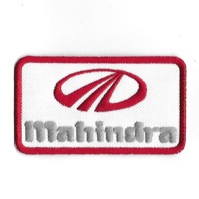 3537 Embroidered Badge - Patch Sew On 90mmX52mm MAHINDRA