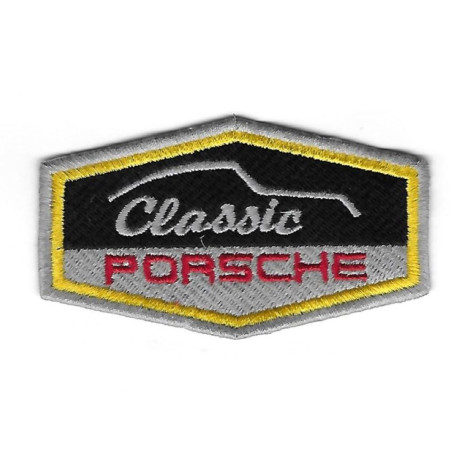 3559 Badge - Parche bordado de coser 92mmX52mm PORSCHE CLASSIC