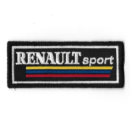 3561 Badge à coudre - Patch écusson brodé 100mmX40mm RENAULT SPORT