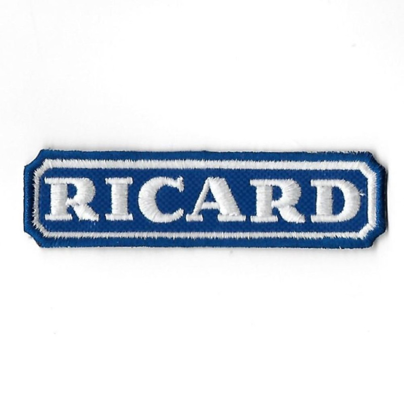 3569 Badge à coudre - Patch écusson brodé 95mmX26mm RICARD PASTIS DE MARSEILLE