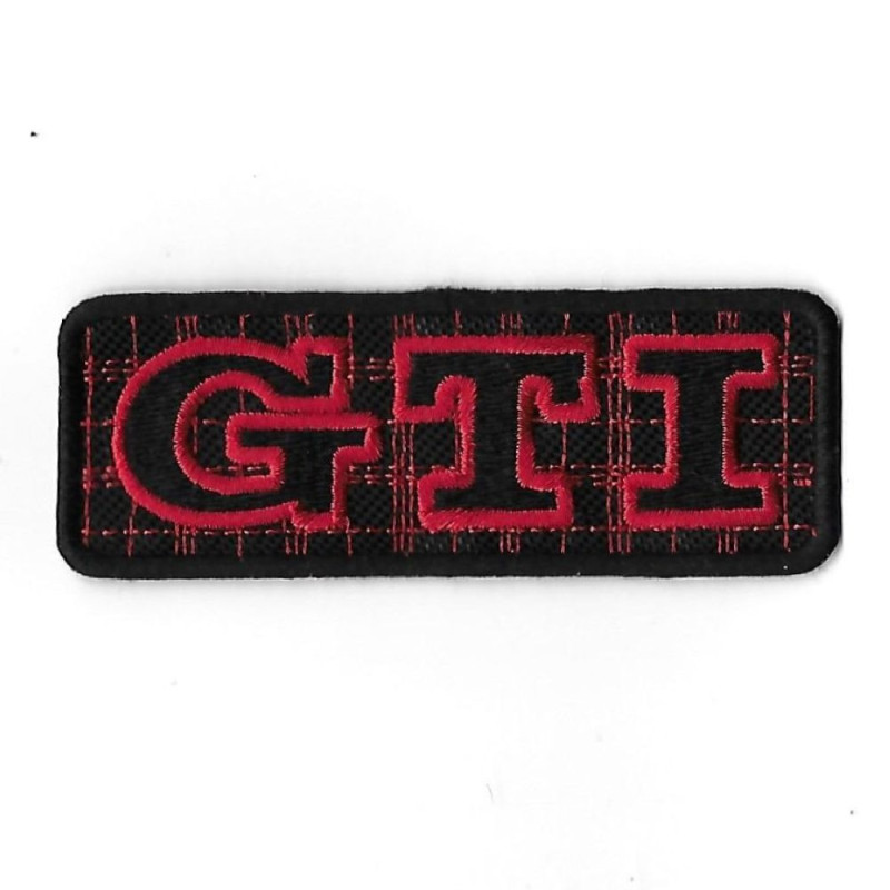 3404 Badge - Parche bordado de coser 97mmX35mm GTI VW GOLF volkswagen
