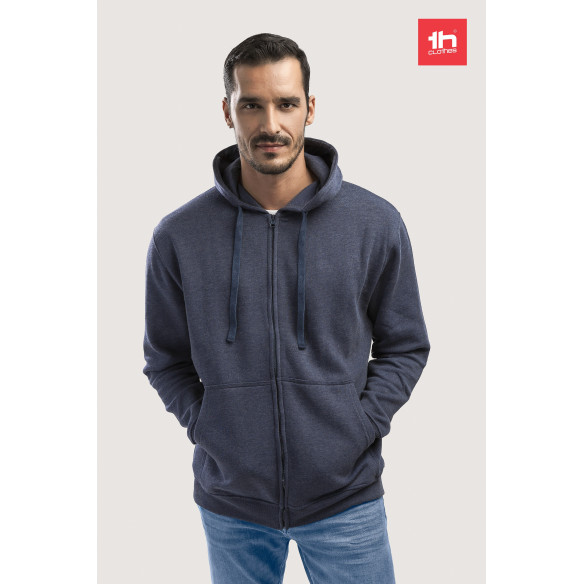 2358 Veste sweat zippé THC AMSTERDAM homme avec capuche