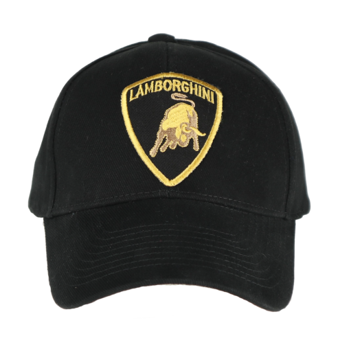 3123 CASQUETTE LAMBORGHINI ADULTE 6 PANNEAUX