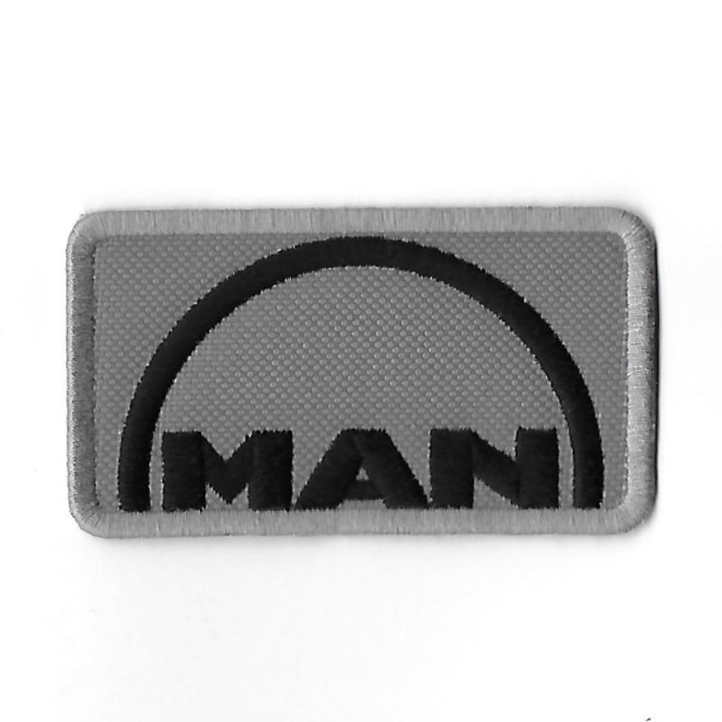 3524 Patch - badge emblema bordado para coser 90mmX52mm MAN TRUCKS