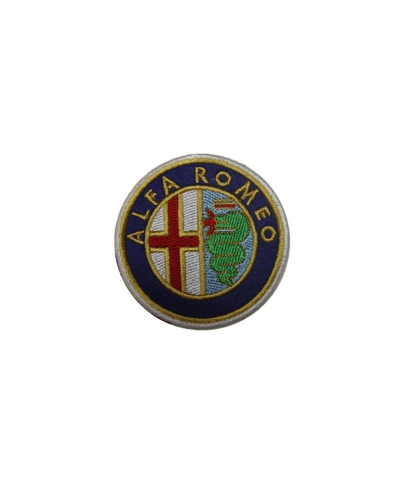 Patch emblema bordado 7x7 ALFA ROMEO 1972