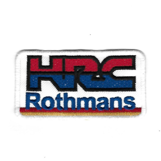 3572 Badge - Parche bordado de coser 96mmX51mm HONDA ROTHMANS HRC RACING TEAM