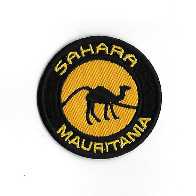 3575 Patch - badge emblema bordado para coser 65mmx65mm SAHARA MAURITANIA