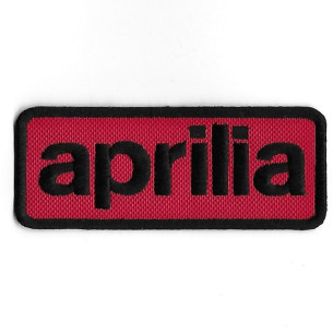 3580 Badge à coudre - Patch écusson brodé 100mmX40mm APRILIA