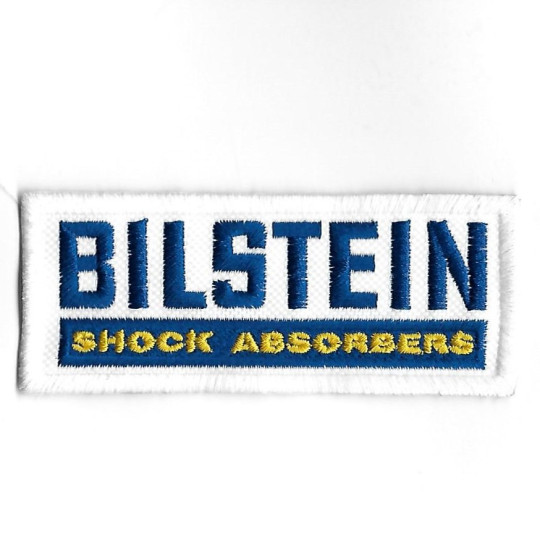 3420 Patch - badge emblema bordado para coser 100mmX40mm BILSTEIN SHOCK ABSORBERS