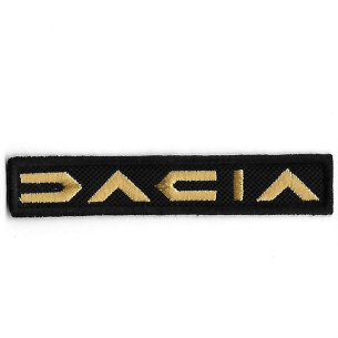 3593 Badge - Parche bordado de coser 100mmX18mm DACIA
