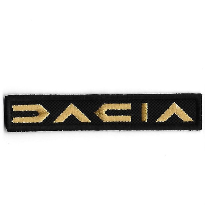 3593 Patch - badge emblema bordado para coser 100mmX18mm DACIA