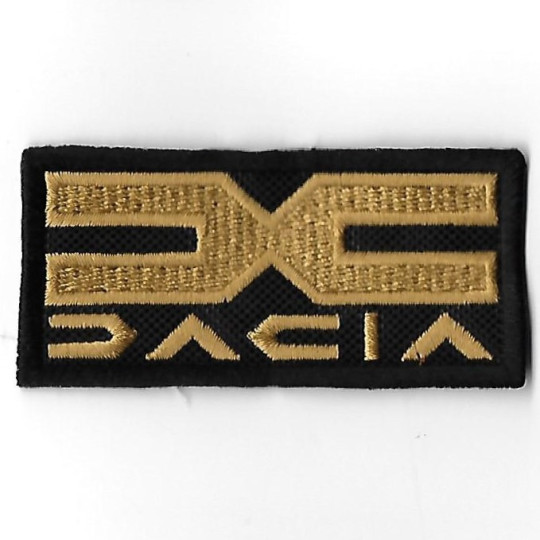 3596 Patch - badge emblema bordado para coser 80mmX38mm DACIA