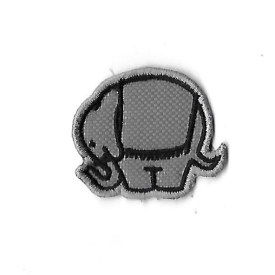 3597 Badge à coudre - Patch écusson brodé 41mmX35mm CAGIVA ELEFANT