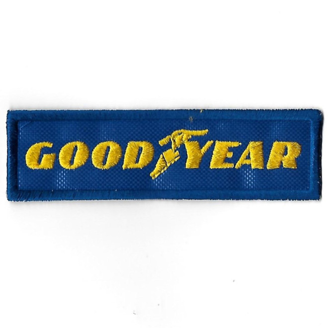3606 Patch - badge emblema bordado para coser 113mmX33mm GOOD YEAR / GOODYEAR