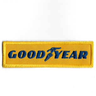 3607 Patch - badge emblema bordado para coser 113mmX33mm GOOD YEAR / GOODYEAR