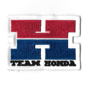 3608 Patch - badge emblema bordado para coser 76mmX56mm TEAM HONDA