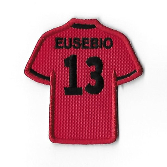 3617 Embroidered Badge - Patch Sew On  65mmX60mm   nº13 EUSEBIO portugal 66