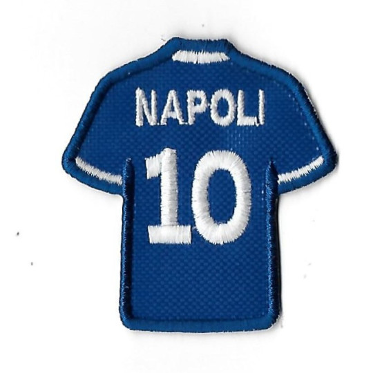 3619 Patch - badge emblema bordado para coser 65mmX60mm  nº10 napoli MARADONA