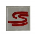 Patch emblema bordado 7x7 Ayrton Senna S curva
