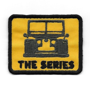 2265 Badge à coudre - Patch écusson brodé 74mmX59mm LAND ROVER LAND ROVER the SERIES green