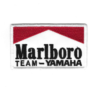 3635 Patch - badge emblema bordado para coser 100mmX60mm MARLBORO TEAM YAMAHA