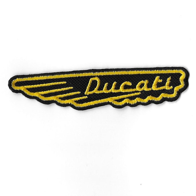 3640 Embroidered Badge - Patch Sew On  100mmX23mm DUCATI
