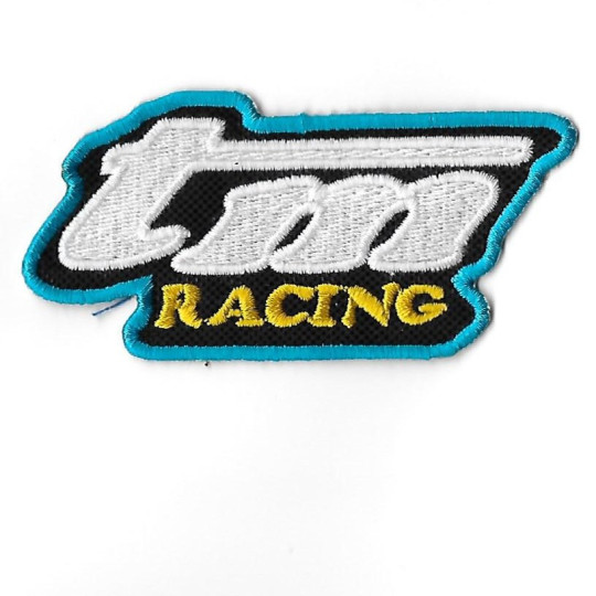 3649 Embroidered Badge - Patch Sew On 96mmX47mm TM RACING