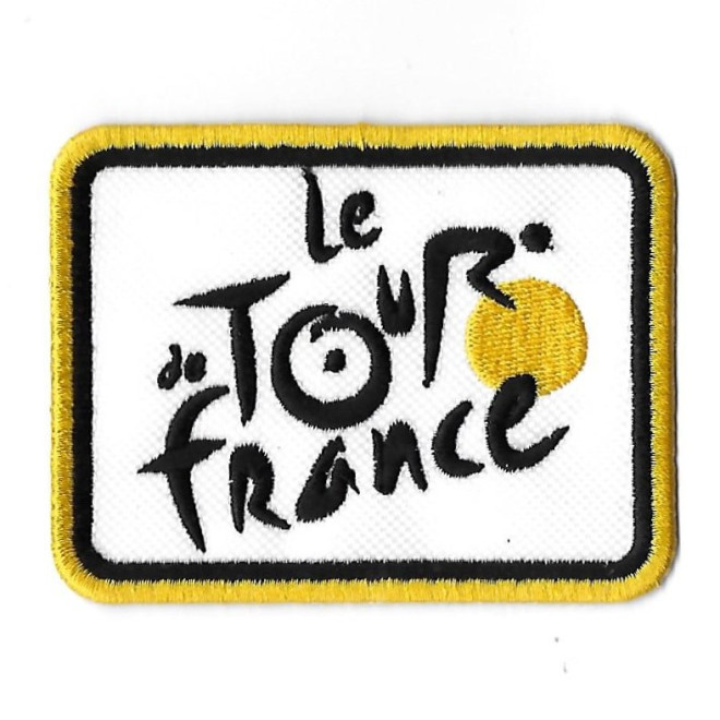 3650 Patch - badge emblema bordado para coser 86mmX67mm LE TOUR DE FRANCE