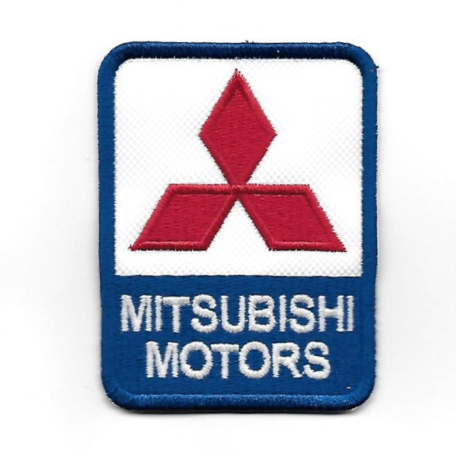 3651Badge à coudre - Patch écusson brodé 80mmX61mm MITSUBISHI MOTORS