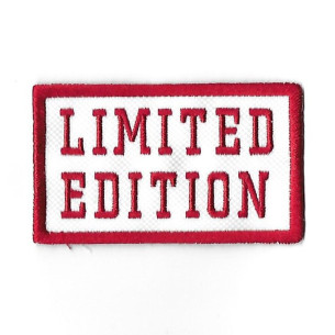 3652 Badge à coudre - Patch écusson brodé 74mmX44mm LIMITED EDITION