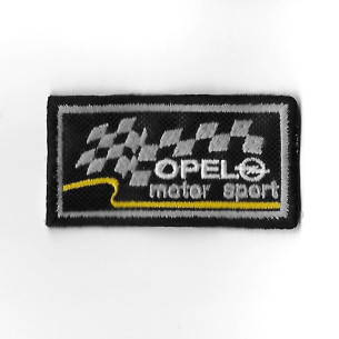 3656 Badge à coudre - Patch écusson brodé 73mmX39mm OPEL MOTORSPORT