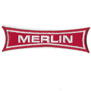 3662 Badge à coudre - Patch écusson brodé 100mmX29mm MERLIN