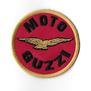 3664 Badge à coudre - Patch écusson brodé  70mmX70mm MOTO GUZZI