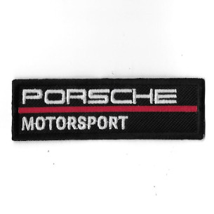 3676 Patch - badge emblema bordado para coser 100mmX30mm PORSCHE MOTORSPORT