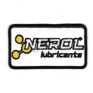 3680 Patch - badge emblema bordado para coser 82mmX46mm NEROL LUBRIFICANTS