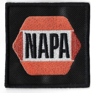 3681 Patch - badge emblema bordado para coser 75mmx75mm NAPA
