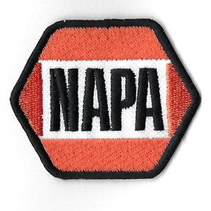 3682 Patch - badge emblema bordado para coser 64mmX54mm NAPA