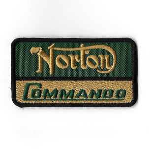 3683 Badge à coudre - Patch écusson brodé 82mmX46mm NORTON COMMANDO